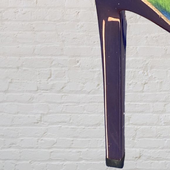 PRIVILEGED SHOES -- Peep Toe Booties/Ankle Boots, Dual Patterned, Rear Zip - Picture 9 of 12